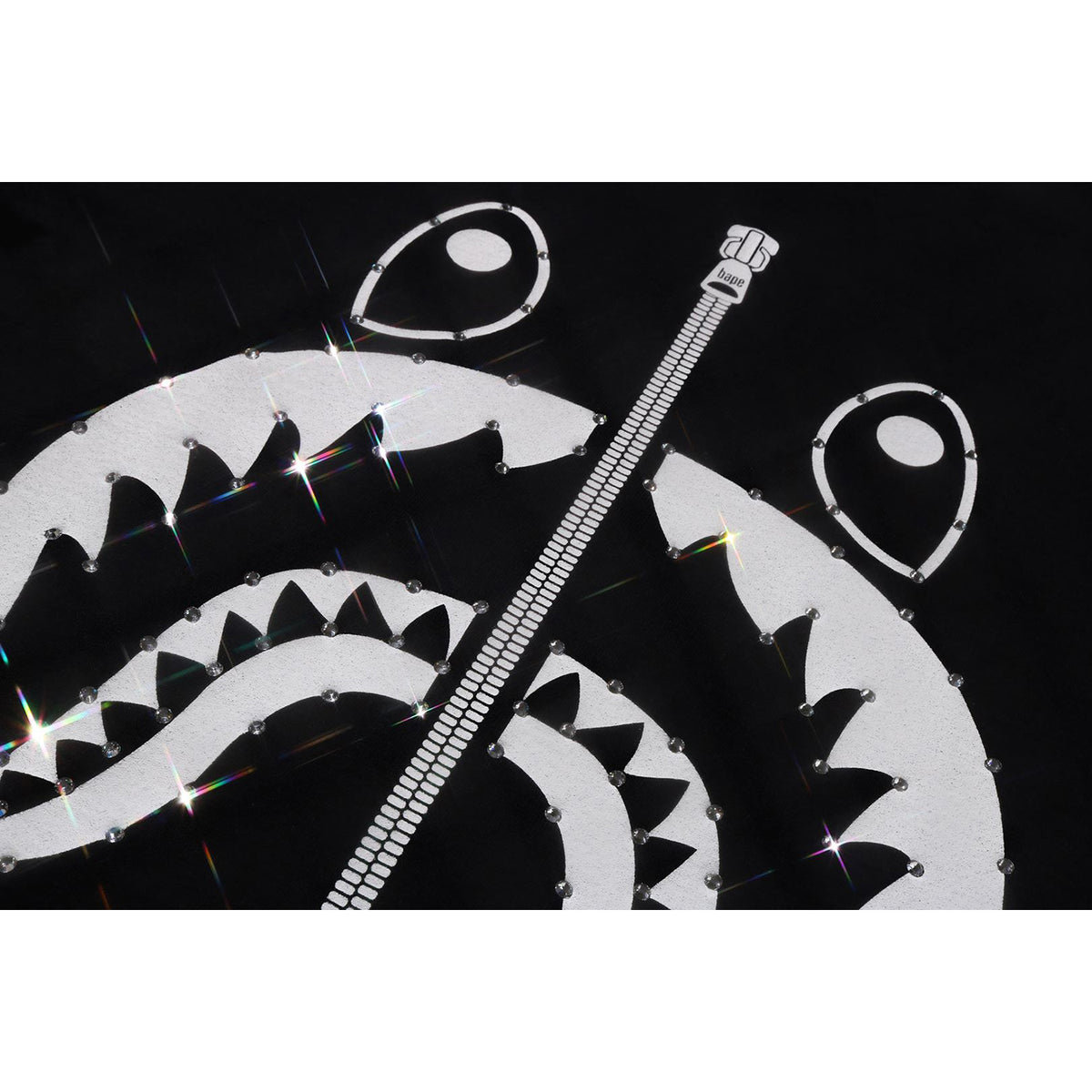 CRYSTAL STONE SHARK TEE LADIES