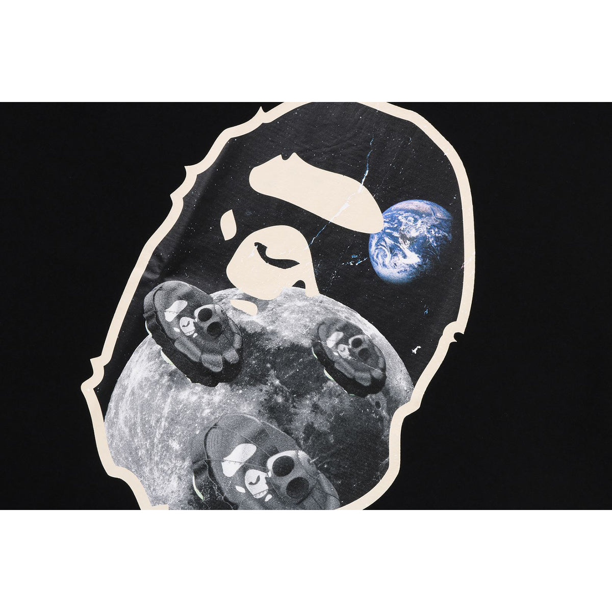 MOON APE HEAD OLD PHOTO TEE MENS