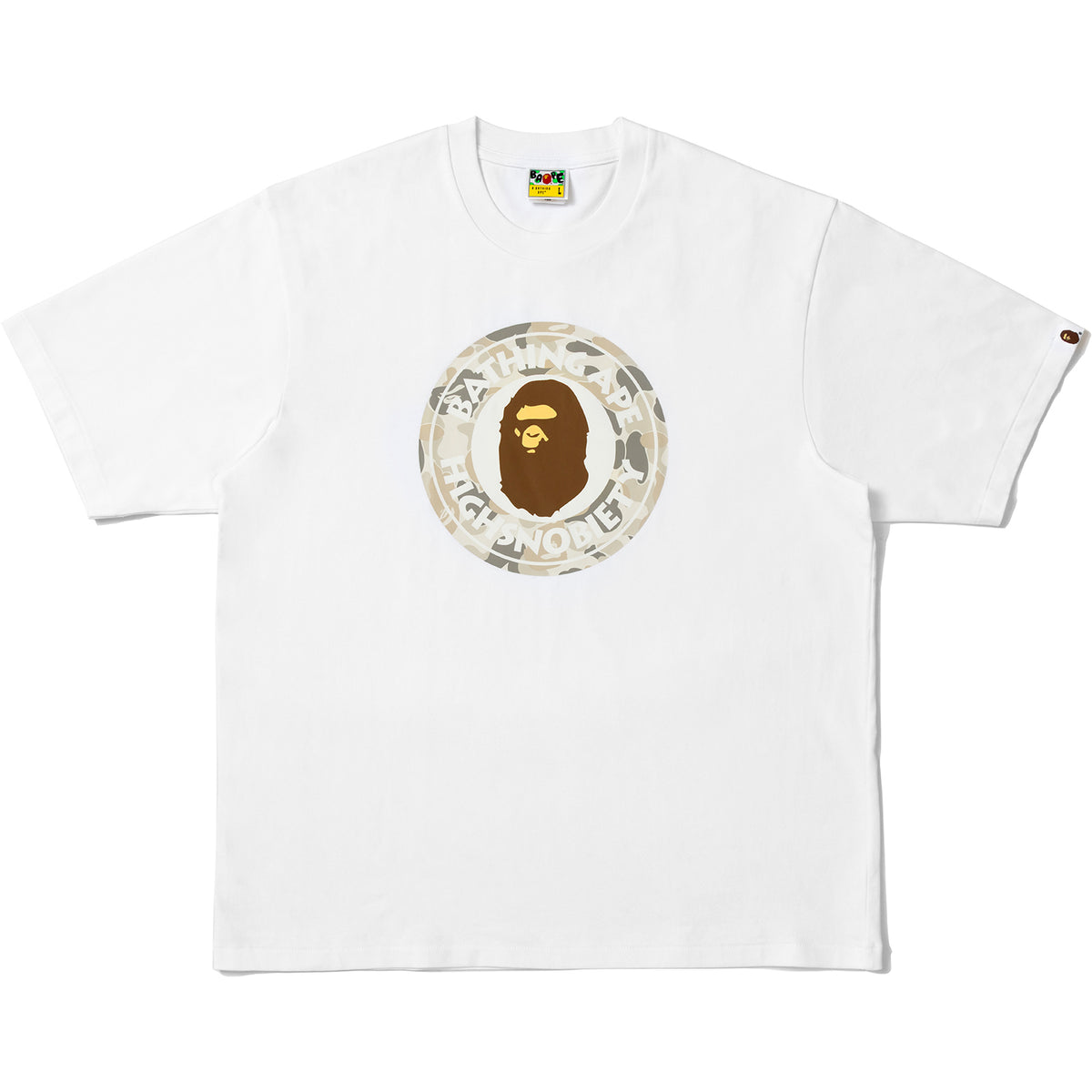BAPE X HIGHSNOBIETY CAMO BUSY WORKS RELAXED FIT TEE MENS