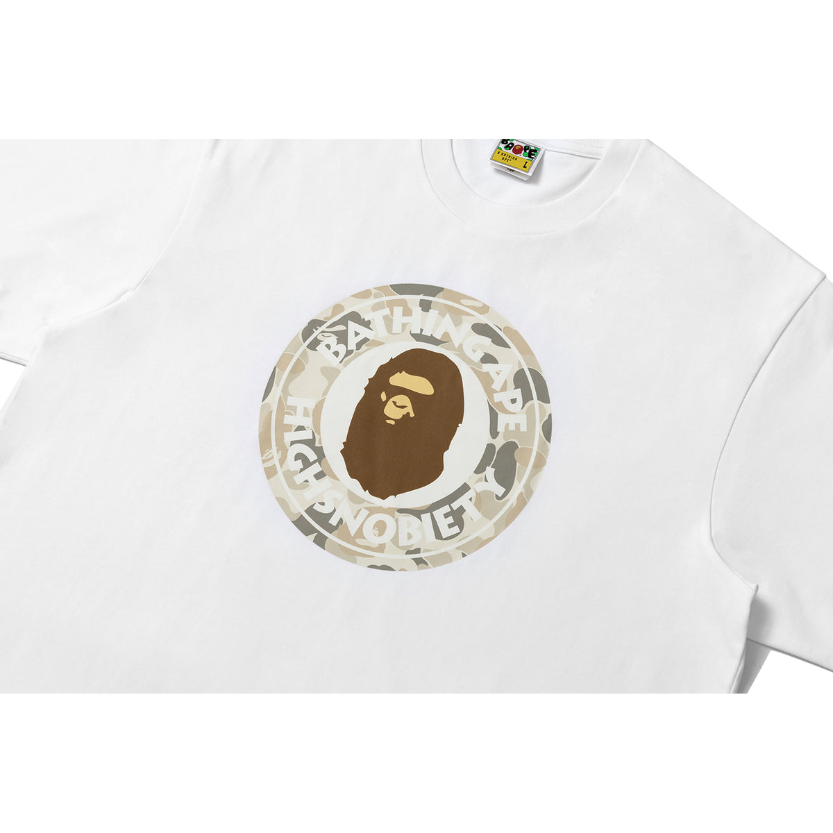 BAPE X HIGHSNOBIETY CAMO BUSY WORKS RELAXED FIT TEE MENS