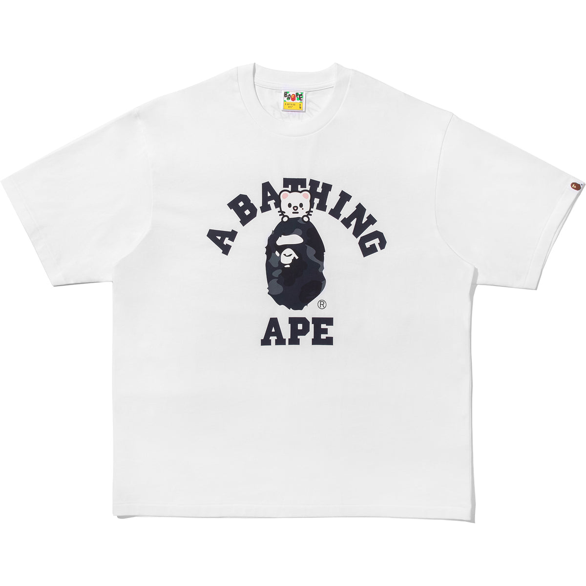 BAPE X STRAY KIDS JINIRET COLLEGE TEE MENS