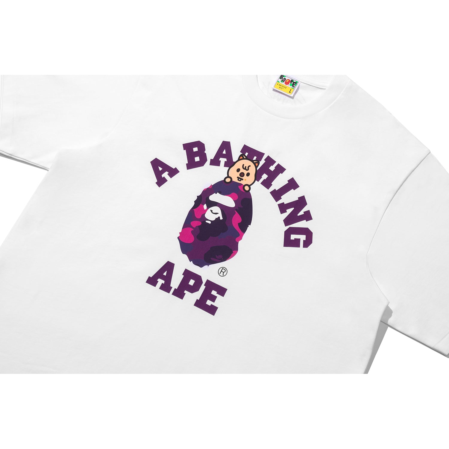 BAPE X STRAY KIDS HAN QUOKKA COLLEGE TEE MENS – us.bape.com