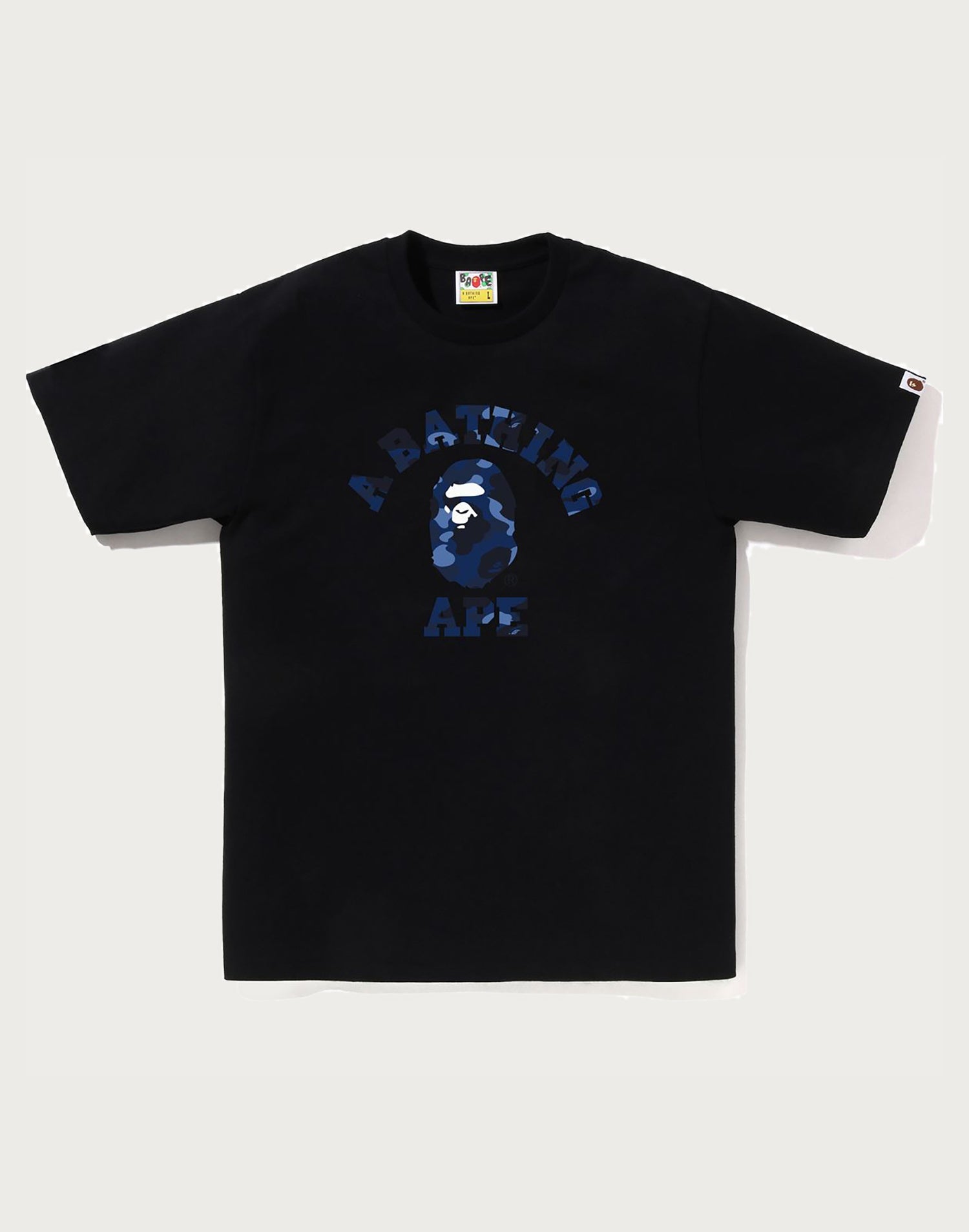 BAPE Color Camo College Tee - Men's Cotton T-Shirt | A Bathing Ape