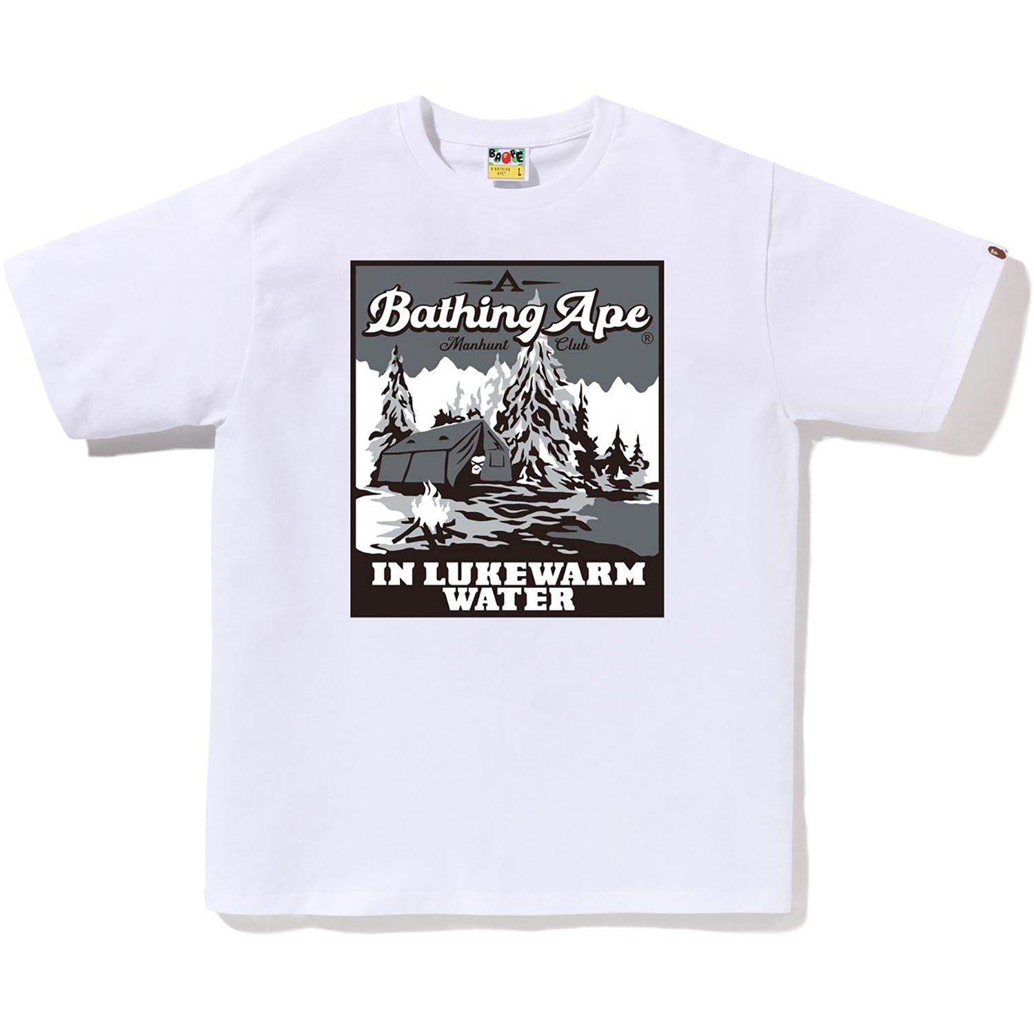 エイプロンt BAPE MENS A BATHING APE BASE CAMP T-SHIRT – us.bape.com