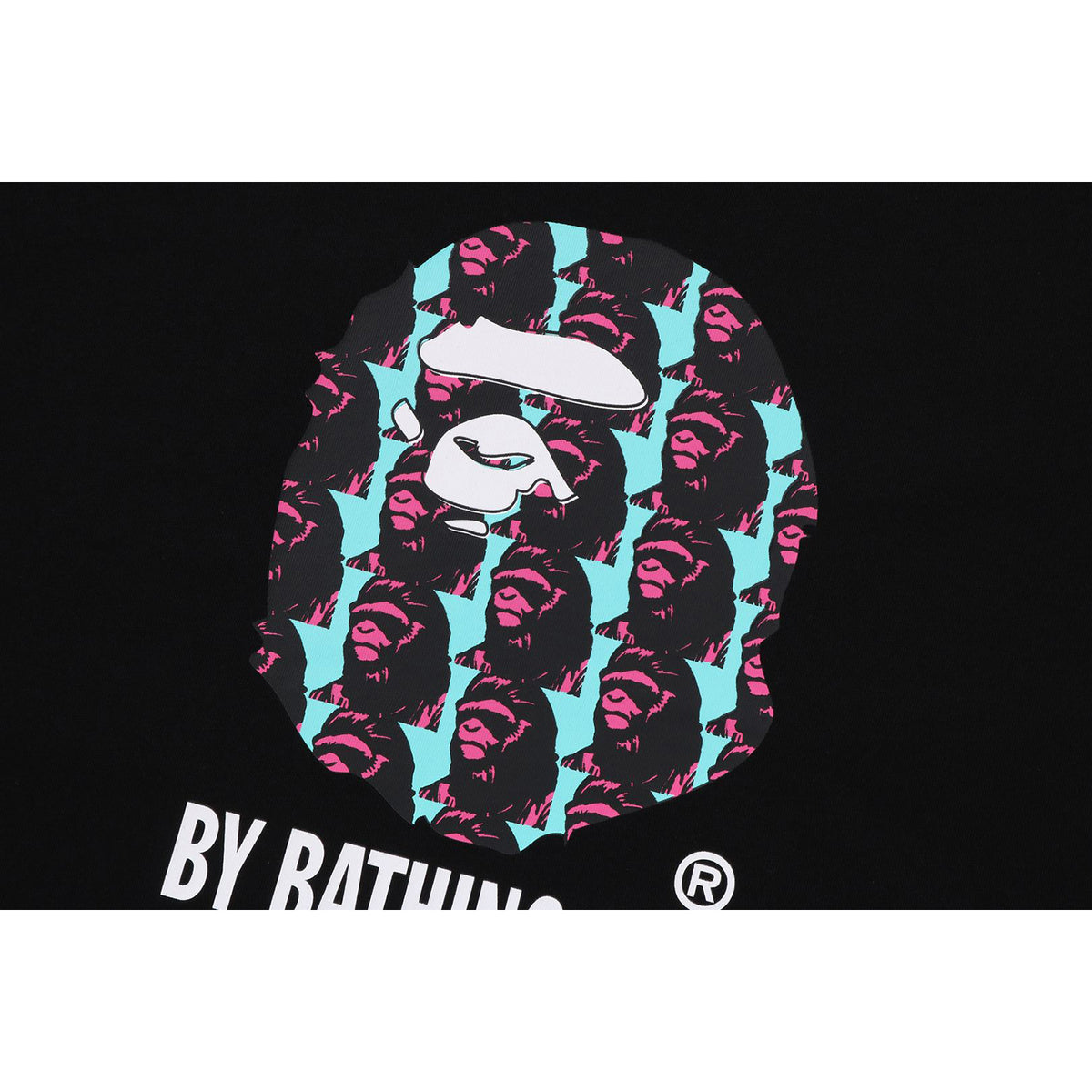 APE HEAD PATTERN BY BATHING APE RELAXED FIT TEE MENS