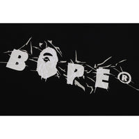 WRINKLE BAPE LOGO RELAXED FIT TEE MENS