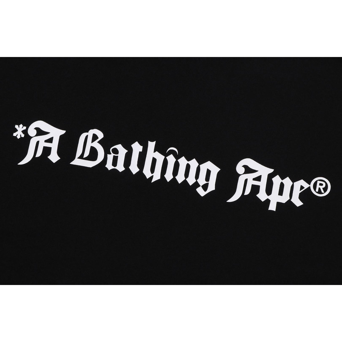 A BATHING APE LOGO RELAXED FIT TEE MENS