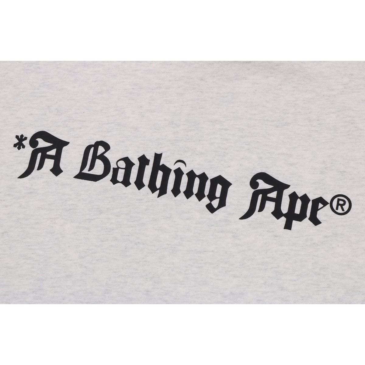 A BATHING APE LOGO RELAXED FIT TEE MENS