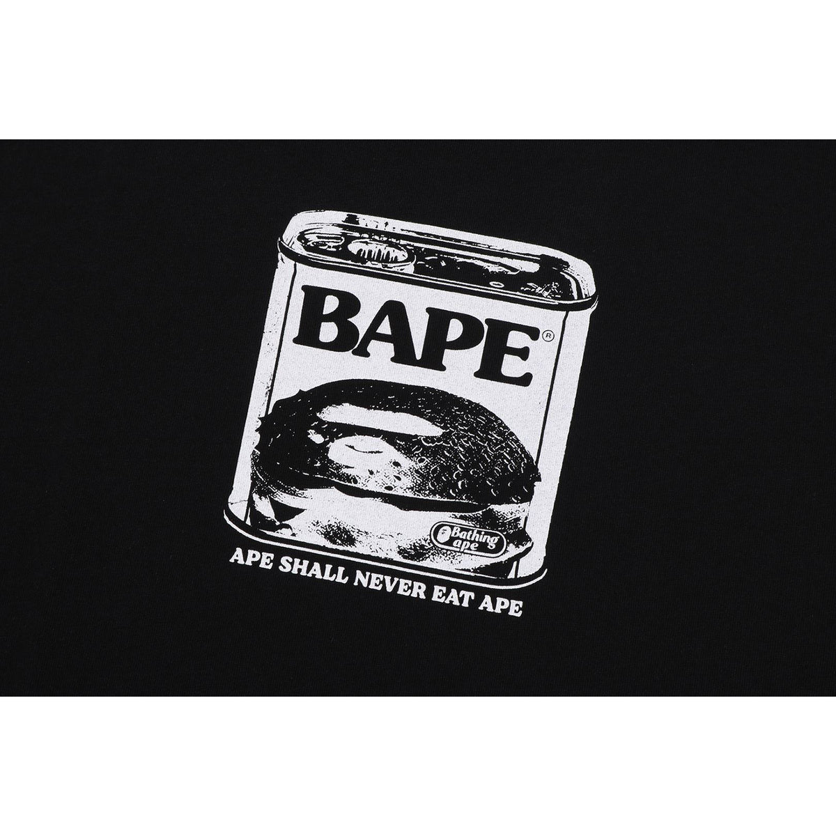 CAN FOOD BAPE LOGO RELAXED FIT TEE MENS
