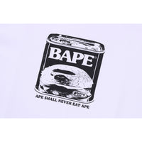 CAN FOOD BAPE LOGO RELAXED FIT TEE MENS