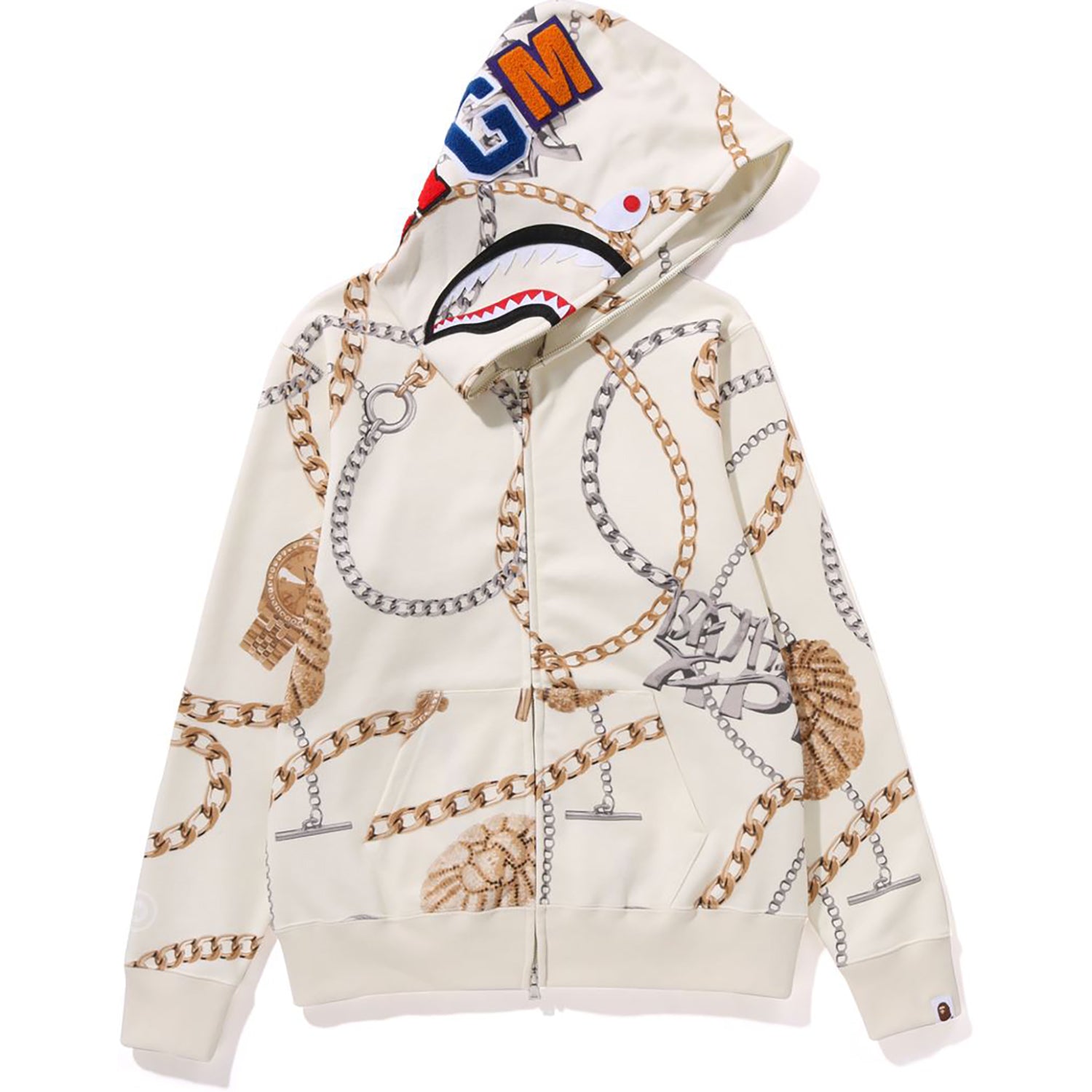 Bape shark fashion zip up