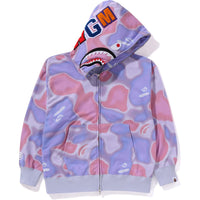 LIQUID CAMO SHARK RELAXED FIT FULL ZIP HOODIE MENS