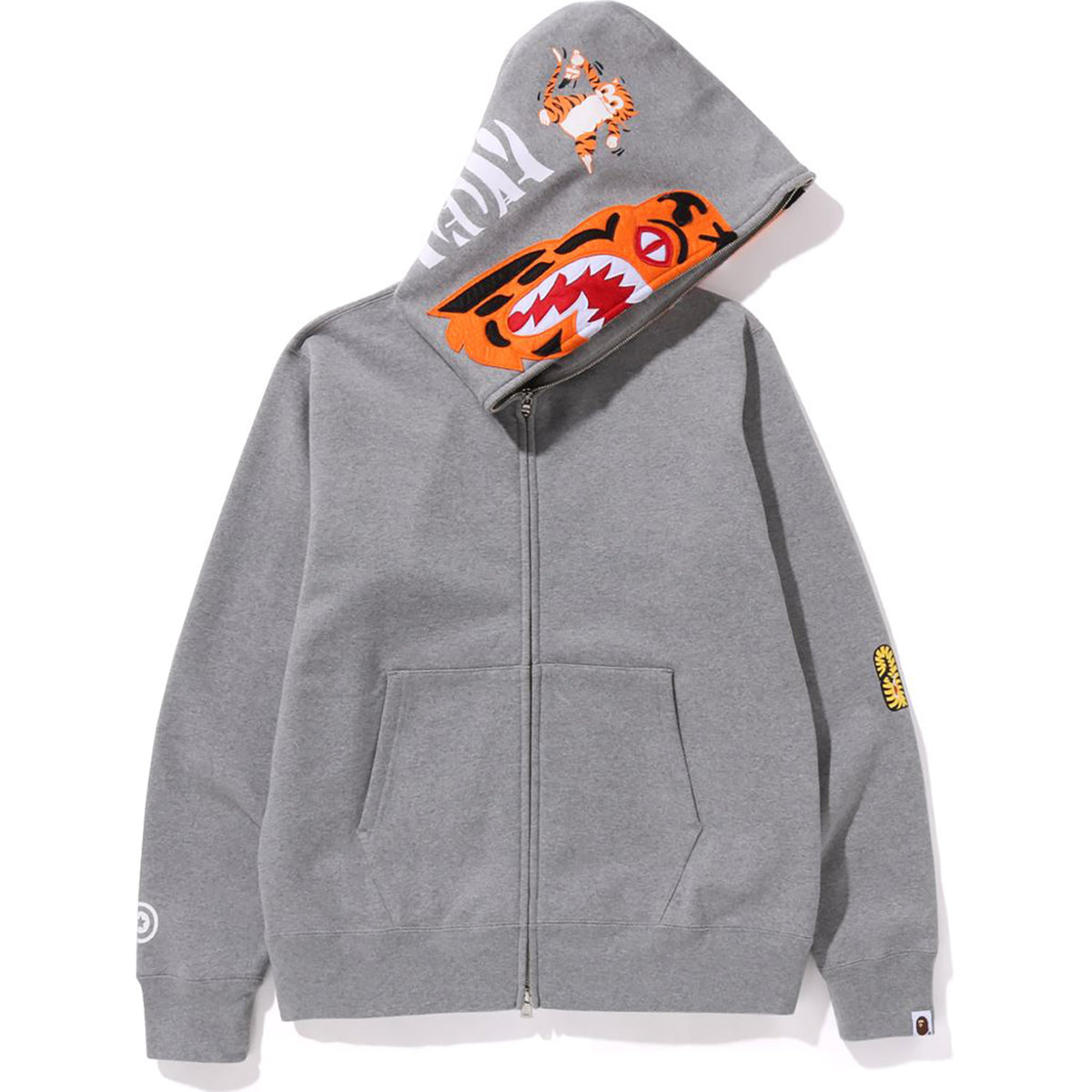 TIGER FULL ZIP HOODIE MENS