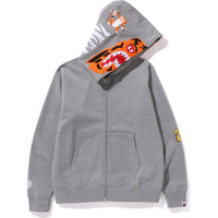 TIGER FULL ZIP HOODIE MENS