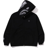 APE HEAD ONE POINT SHARK ZIP HOODIE MENS