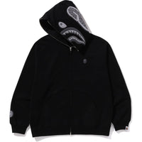 APE HEAD ONE POINT SHARK ZIP HOODIE MENS