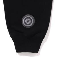 APE HEAD ONE POINT SHARK ZIP HOODIE MENS