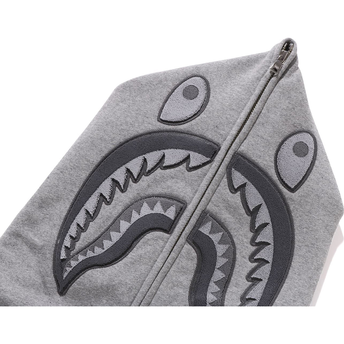 APE HEAD ONE POINT SHARK ZIP HOODIE MENS