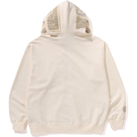 APE HEAD ONE POINT SHARK ZIP HOODIE MENS