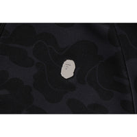 BAPE MENS SOLID CAMO RELAXED FIT SHARK FULL ZIP HOODIE JACKET