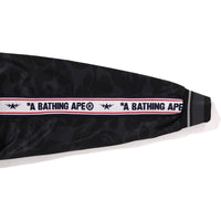 BAPE MENS SOLID CAMO RELAXED FIT SHARK FULL ZIP HOODIE JACKET