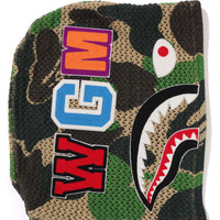 ABC CAMO CROCHET RELAXED FIT SHARK FULL ZIP HOODIE MENS