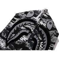 PALM TREE CAMO RELAXED FIT SHARK FULL ZIP HOODIE MENS
