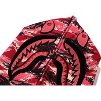 PALM TREE CAMO RELAXED FIT SHARK FULL ZIP HOODIE MENS