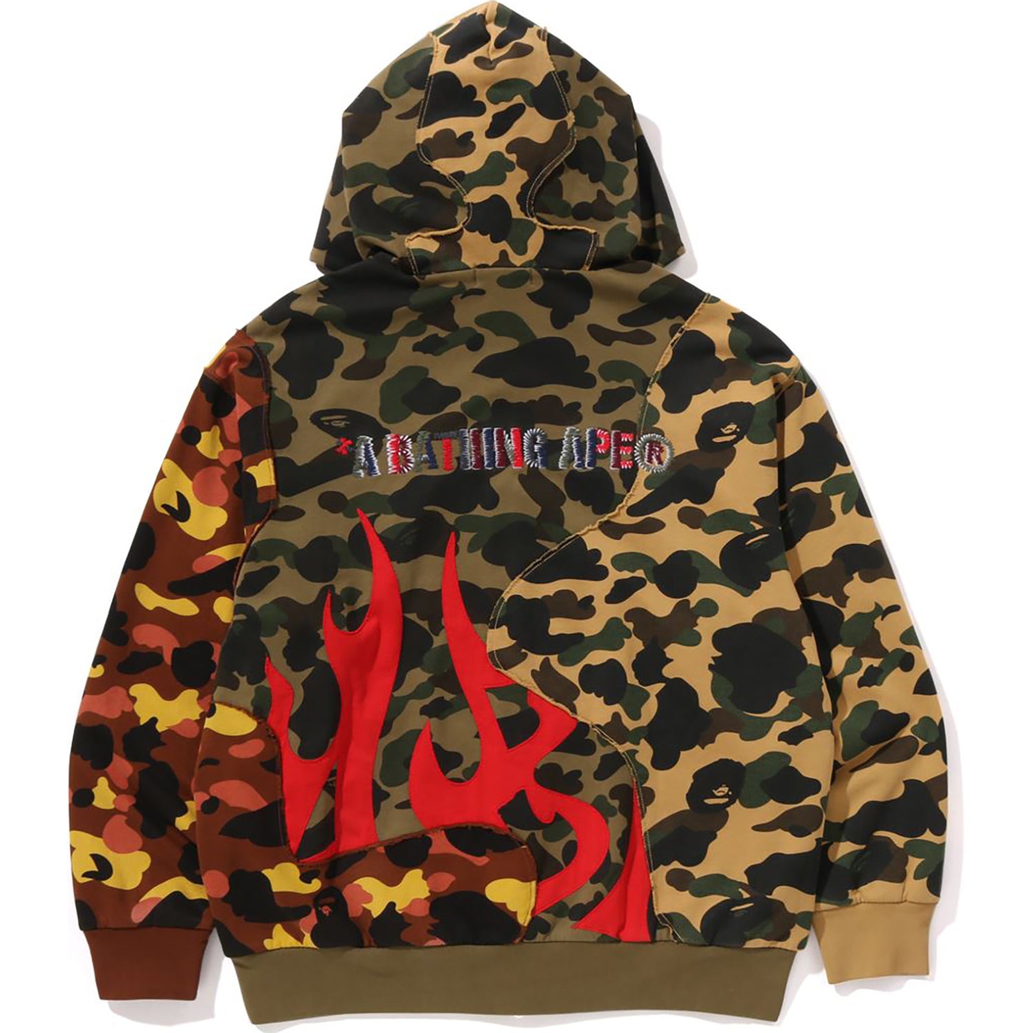 ape カモ柄zip hoodie 1ST CAMO UPCYCLED RELAXED FIT FULL ZIP HOODIE | bape.com
