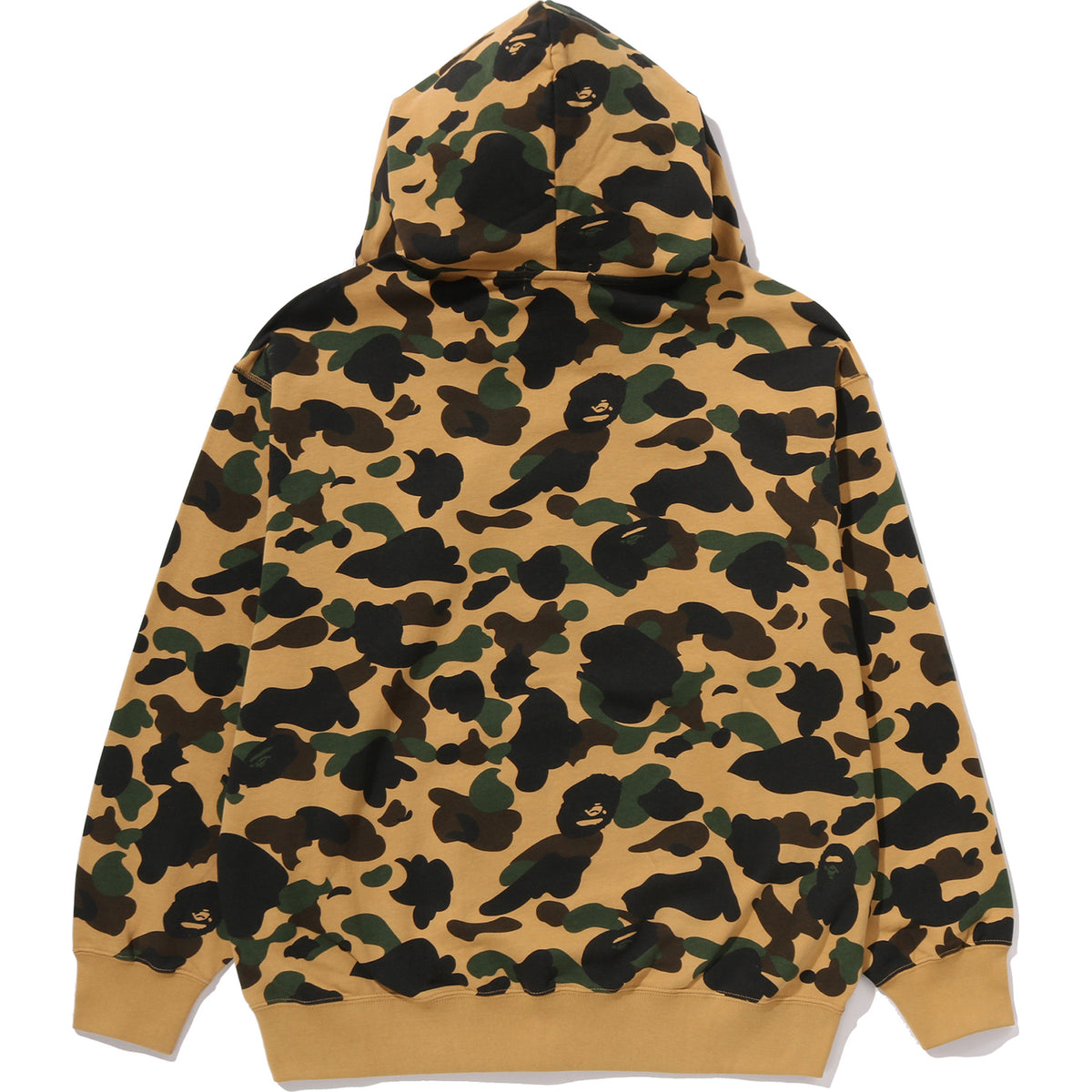 1ST CAMO BAPE LOGO RHINESTONE RELAXED FIT FULL ZIP HOODIE MENS