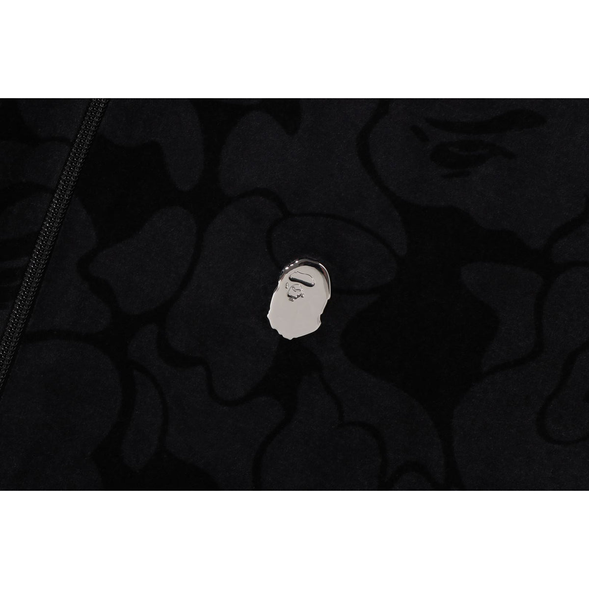 SOLID CAMO VELOUR METAL ONE POINT RELAXED FIT TRACK JACKET MENS