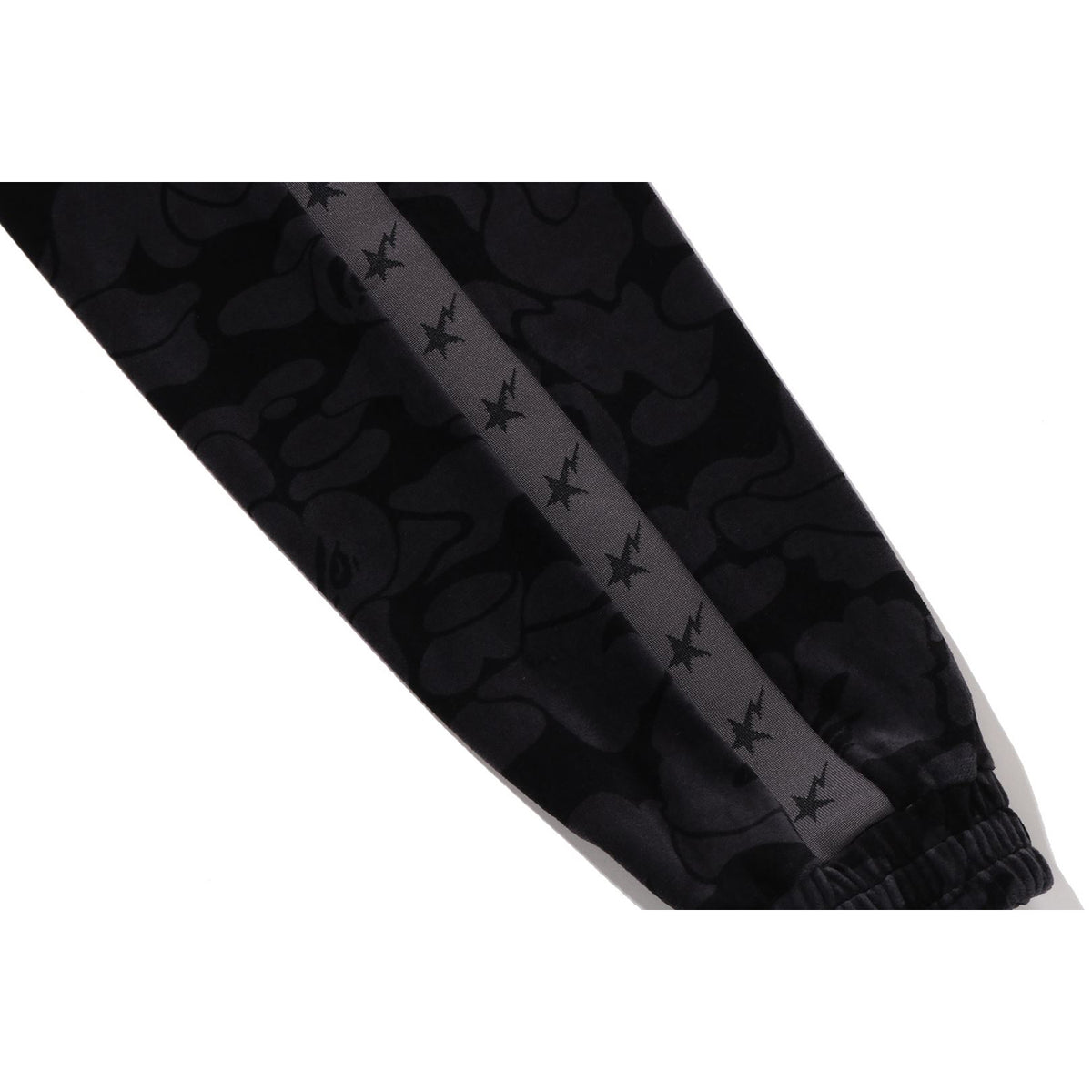 SOLID CAMO VELOUR METAL ONE POINT RELAXED FIT TRACK JACKET MENS