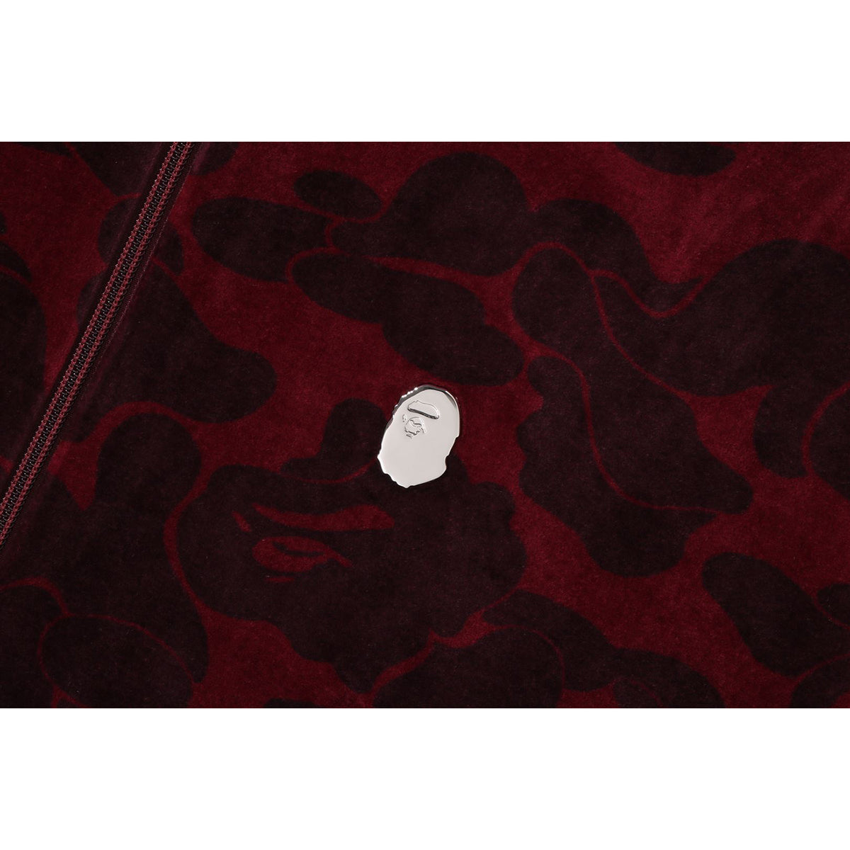 SOLID CAMO VELOUR METAL ONE POINT RELAXED FIT TRACK JACKET MENS