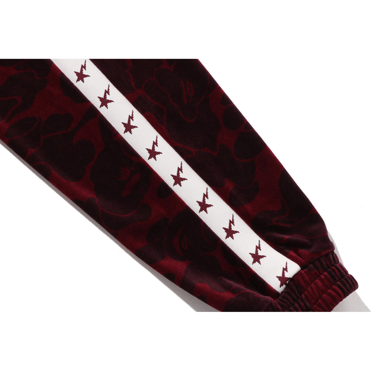 SOLID CAMO VELOUR METAL ONE POINT RELAXED FIT TRACK JACKET MENS