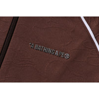 LINE CAMO JACQUARD METAL LOGO RELAXED FIT TRACK JACKET MENS