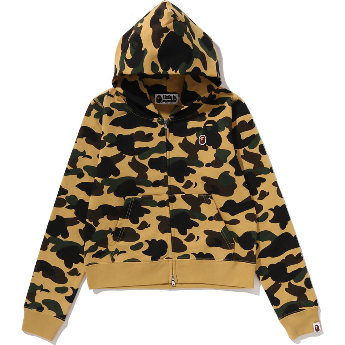 1ST CAMO ZIP HOODIE LADIES