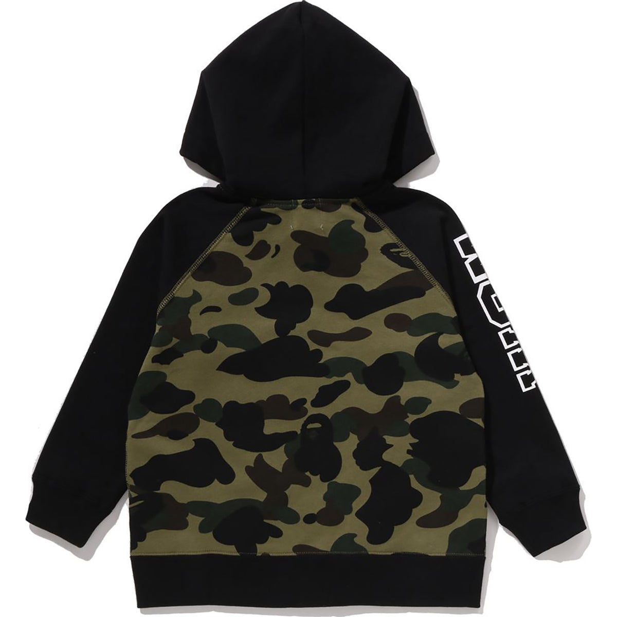 1ST CAMO SHARK PATCH ZIP HOODIE KIDS