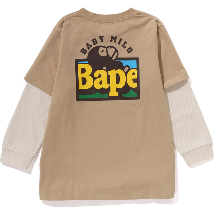 BABY MILO LAYERED L/S TEE LOOSE FIT KIDS