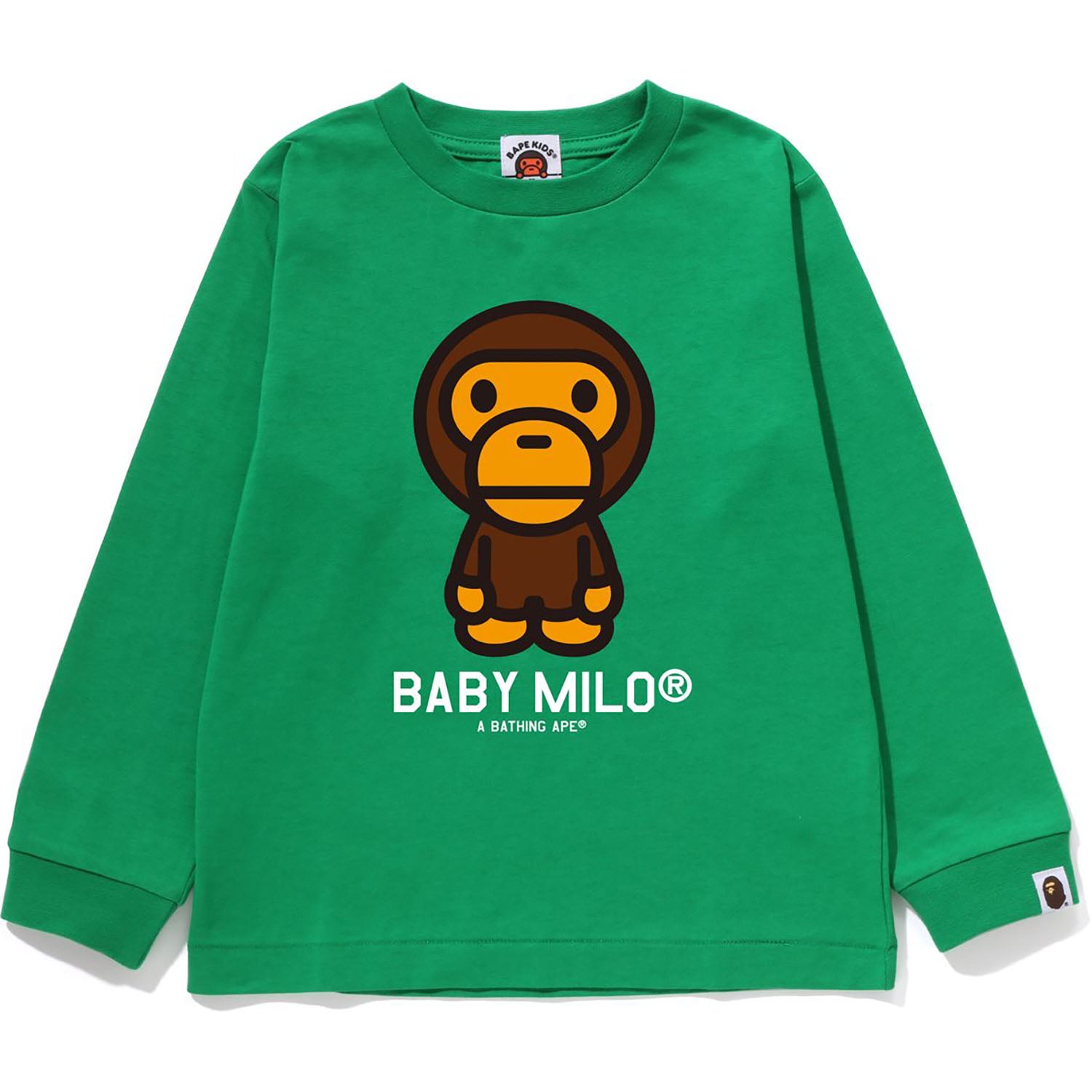 BABY MILO L/S TEE KIDS – us.bape.com