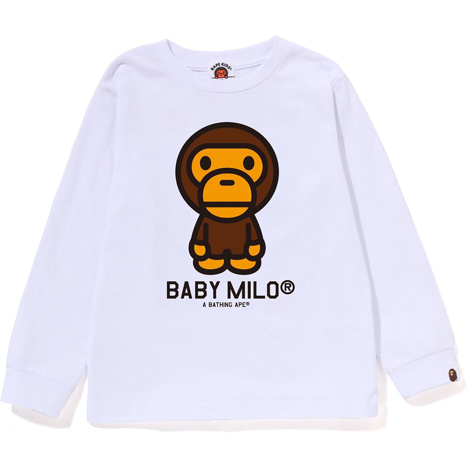 BABY MILO L/S TEE KIDS – us.bape.com