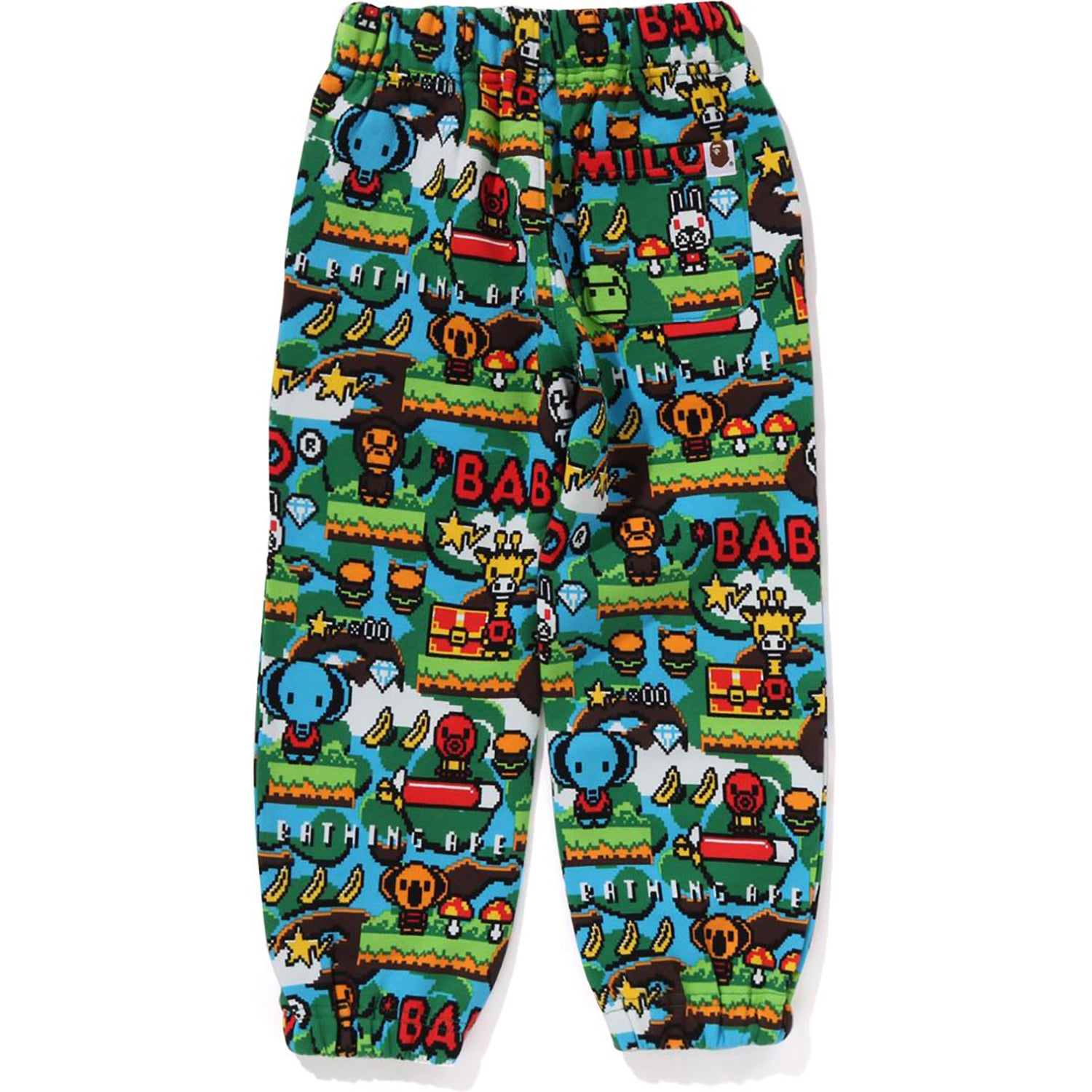 BABY MILO GAME PATTERN SWEATPANTS KIDS – us.bape.com