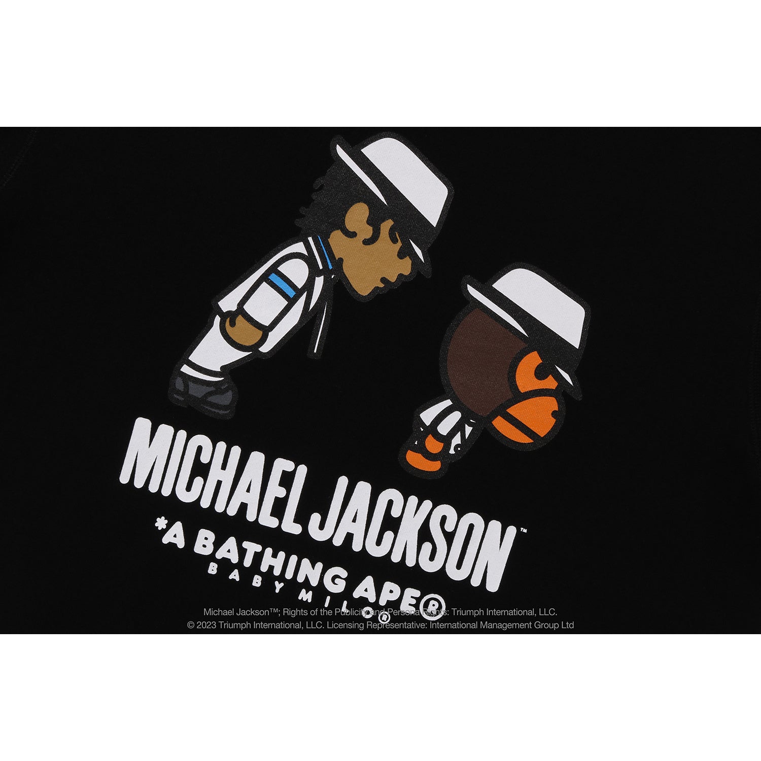 BAPE X MICHAEL JACKSON BABY MILO CREWNECK KIDS