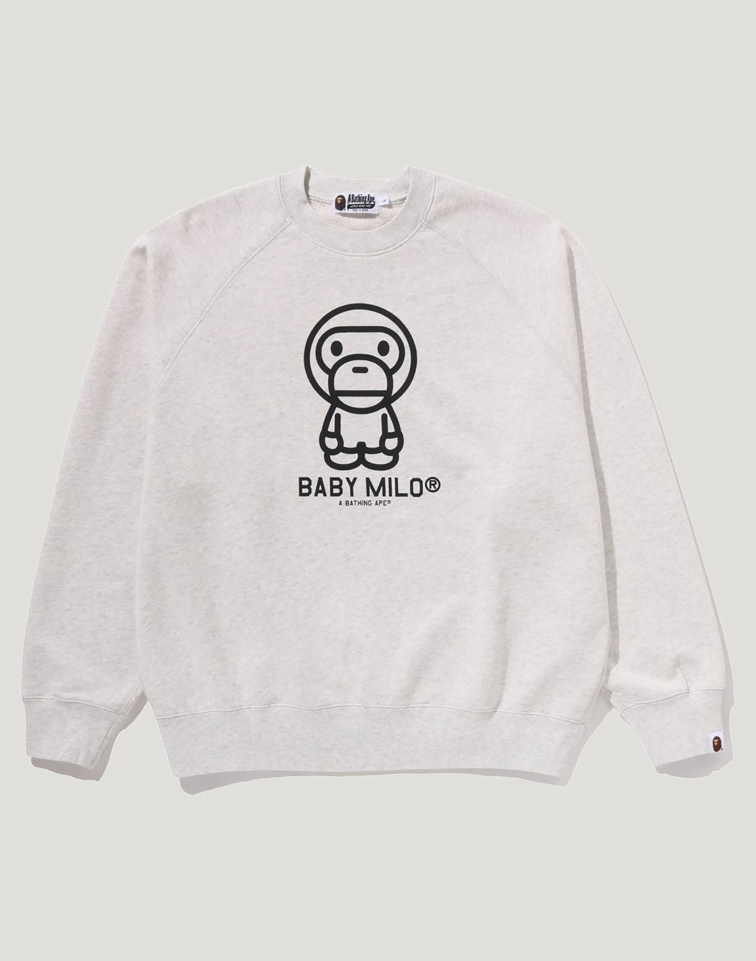 HEAVY WASH BABY MILO RELAXED FIT CREWNECK SWEATSHIRT MENS – us