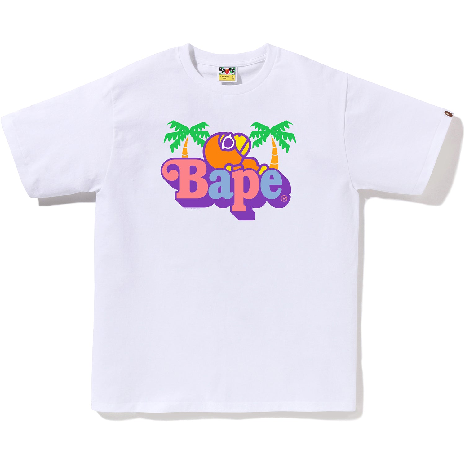 【A BATHING APE】COLORS MILO COLLEGE SUMMER TEE COLORS MILO COLLEGE SUMMER TEE MENS – us.bape.com