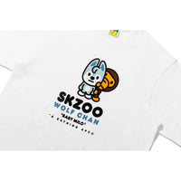 BAPE X STRAY KIDS WOLF CHAN BABY MILO TEE MENS