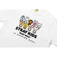 BAPE X STRAY KIDS BABY MILO WITH SKZOO FAMILY RELAXED FIT TEE MENS