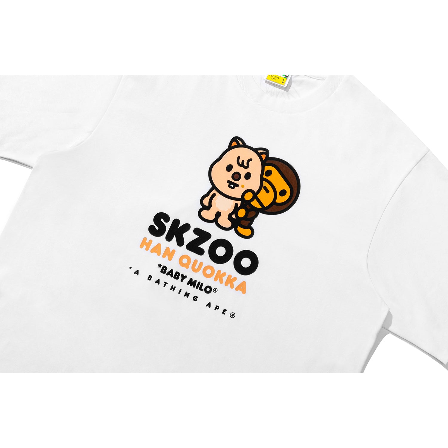 BAPE X STRAY KIDS HAN QUOKKA BABY MILO TEE MENS – us.bape.com