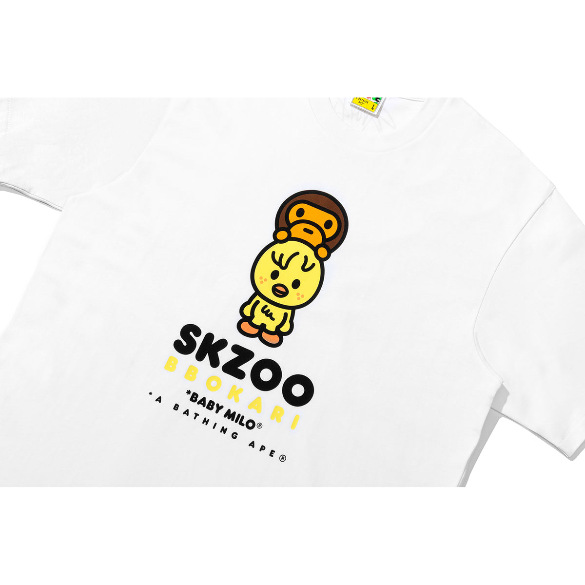 BAPE X STRAY KIDS BBOKARI BABY MILO TEE MENS