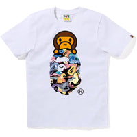 ART CAMO MILO ON APE HEAD TEE LADIES