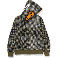 BAPE X JOSHUA VIDES - MILO FACE FULL ZIP HOODIE MENS